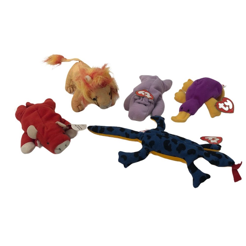 Lot of 5 Ty Teenie Beanie Babies